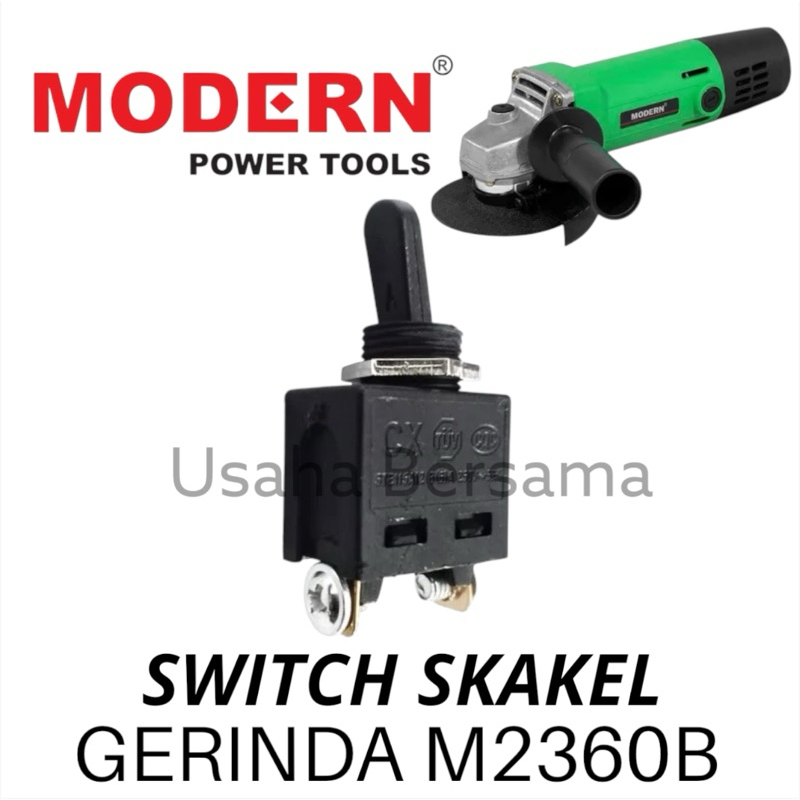 MODERN M2360B SWITCH SKAKEL SAKLAR GERINDA MODERN M2360B