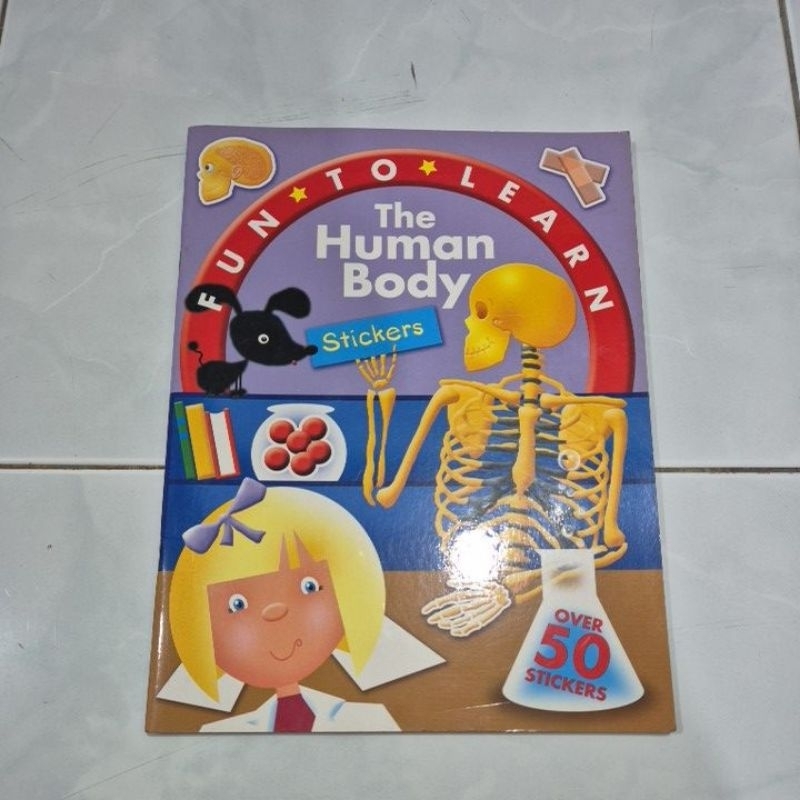 Buku Mewarnai dan buku aktivitas tempel stiker