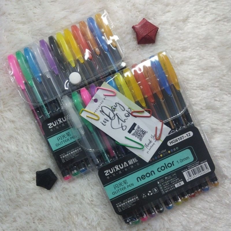 

Pena Gel 12 Warna Glitter | INDAY SHOP