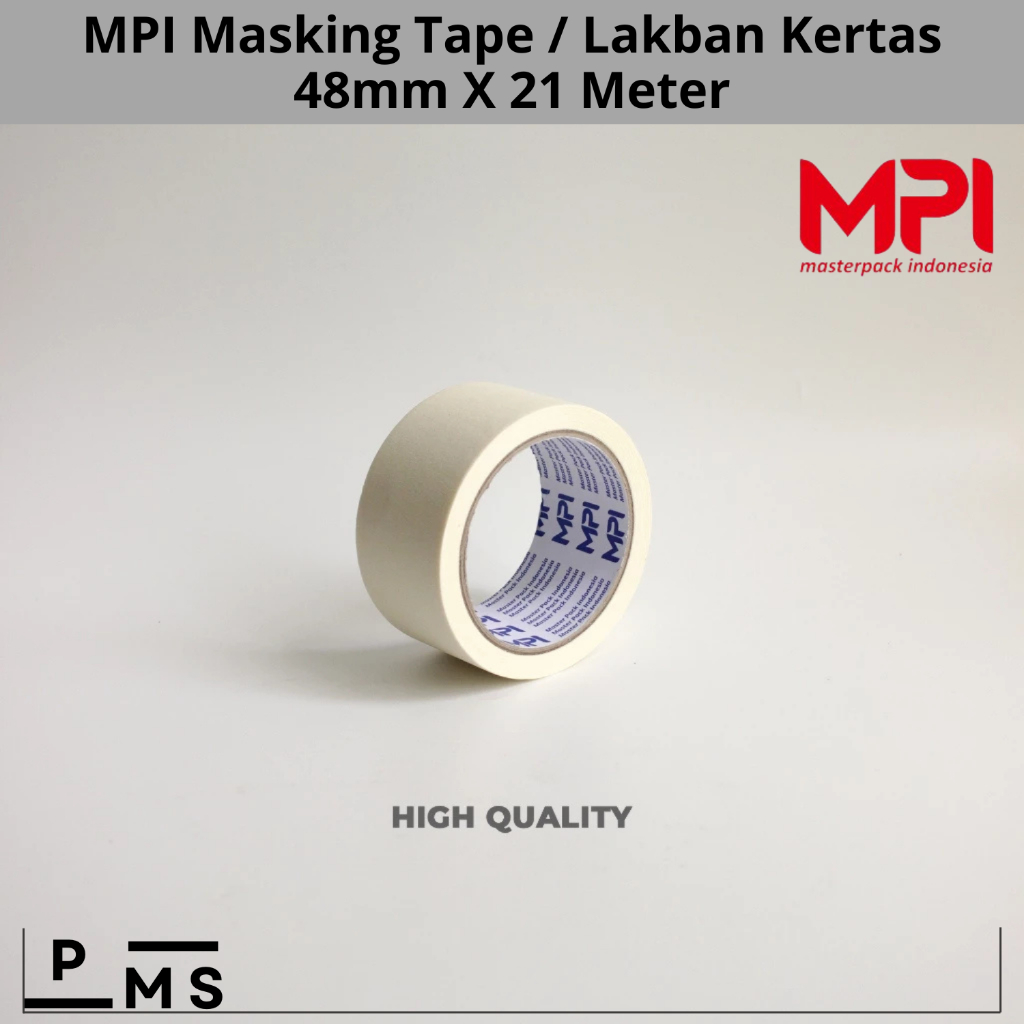 

Masking Tape 48mm x 21 meter MPI - Lakban Kertas 48mm x 21 meter MPI