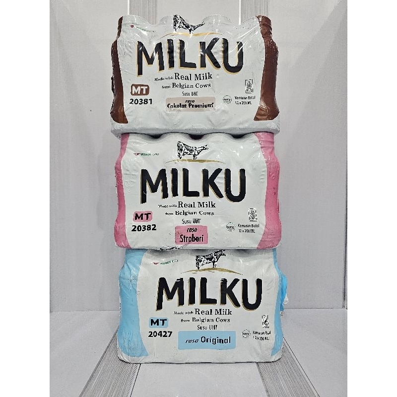 

Milku Susu UHT 200ml x 12 Pcs Per Lusin