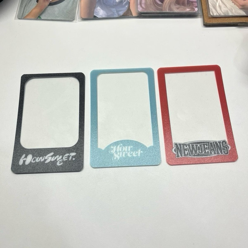 polaroid frame pob apple music buat photocard newjeans