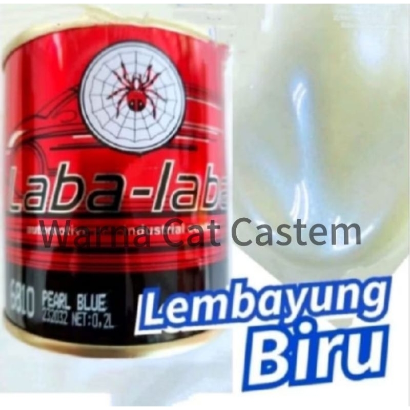 Cat Lembayung Biru Laba-laba 6810 Mutiara Biru