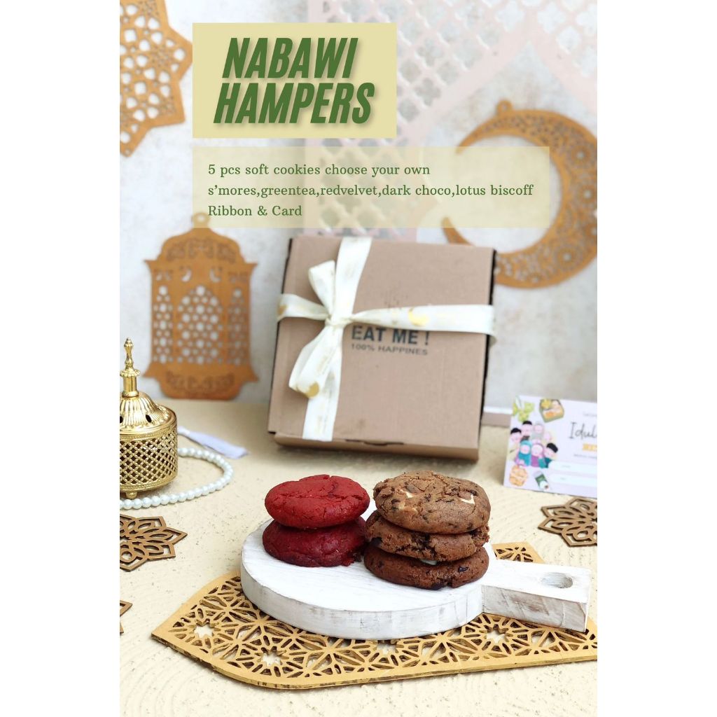 

HAMPERS NABAWI EAT ME PASTRY LEBARAN IDUL FITRI EID MUBARAK