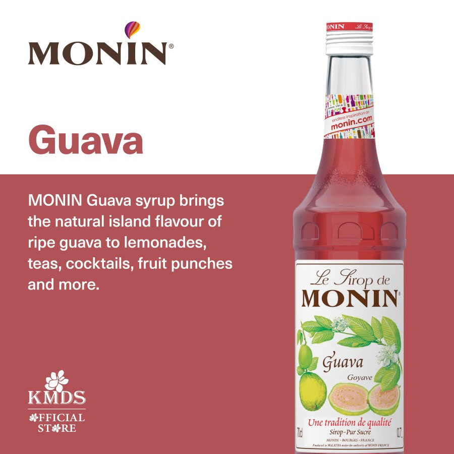 

MONIN GUAVA SYRUP 70CL 700ML