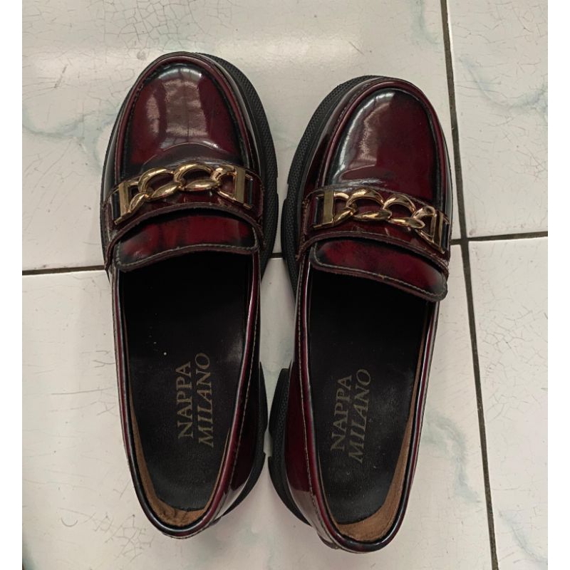 Sepatu wanita formal loafer Nappa Milano