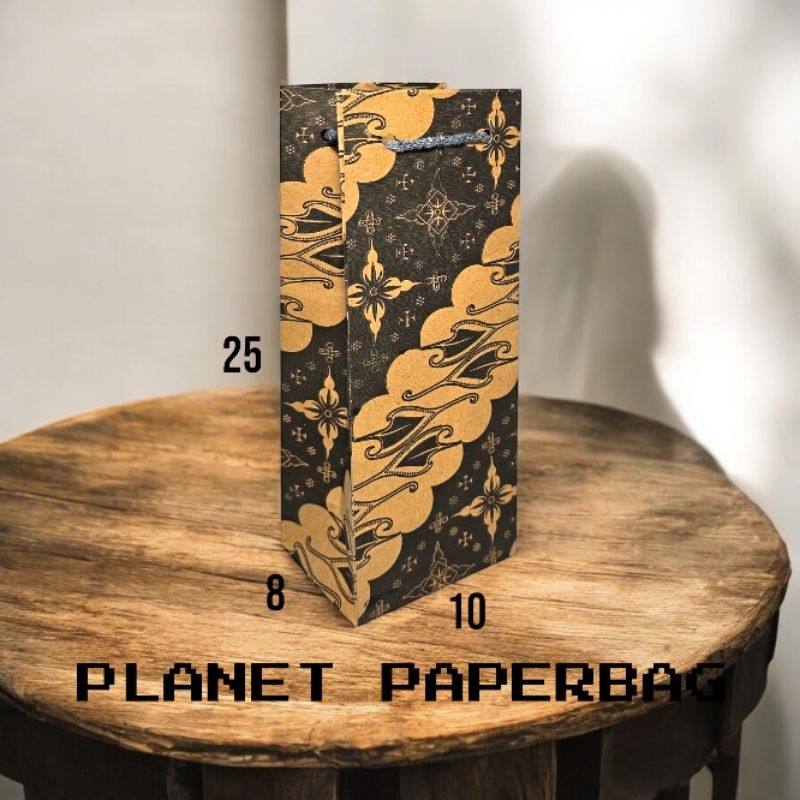 

Paper Bag Botol (10x8x25) Tebal Kualitas no 1