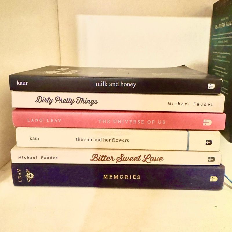 [PRELOVED] Pb Paperback/HC Hardcover Lang Leav, Rupi Kaur, Michael Faudet