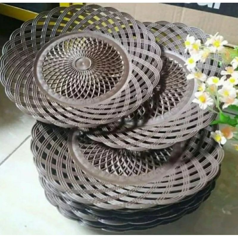Piring Ingka Ingke Plastik Lusinan Murah