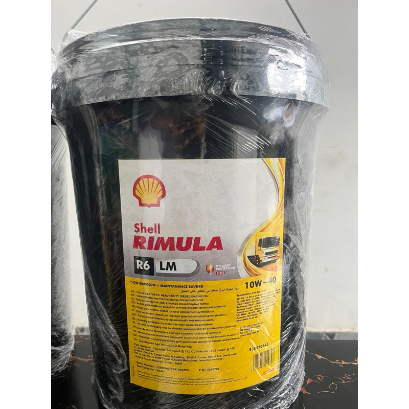 Oli Rimula R6 LM isi 20 liter (ready stok )