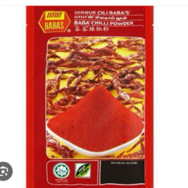 

BABAS CHILLI POWDER /BUMBU BUBUK CABAI BABAS 125GRAM