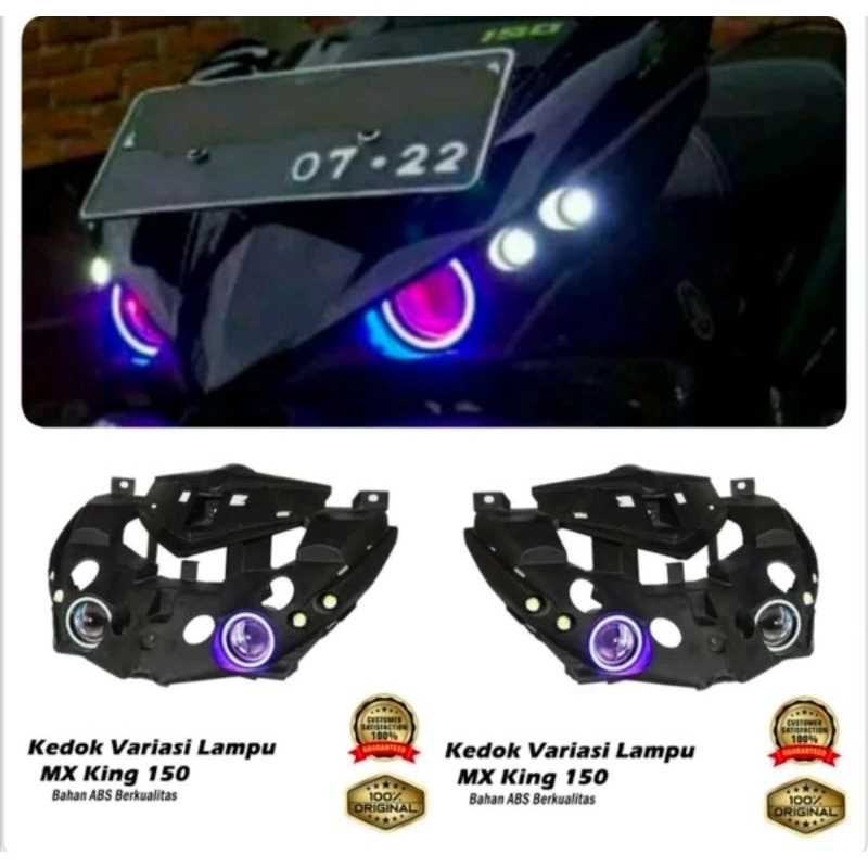 Kedok Variasi Lampu Mx King 150 JPA