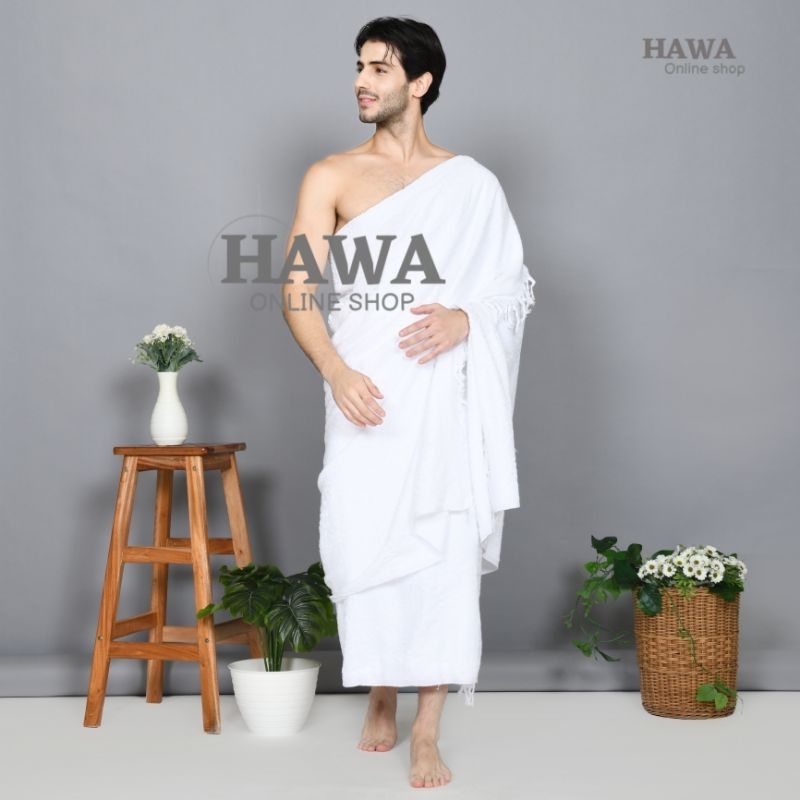 Baju Ihram Umroh Dan Haji Laki-Laki // Kain Ihrom Pria dewasa Exclusive