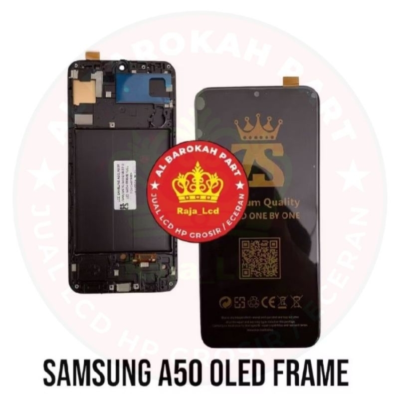 LCD TOUCHSRCEEN SAMSUNG A50/A50S/A30 OLED FRAME ORIGINAL ZEVAN