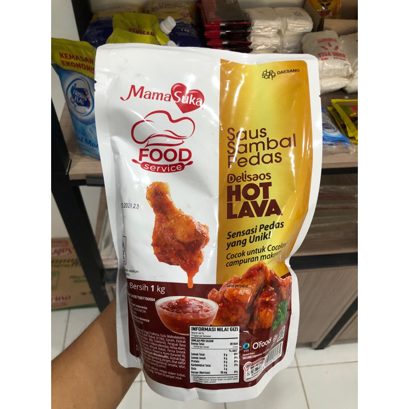 

Mama suka saus sambal pedas 1 kg