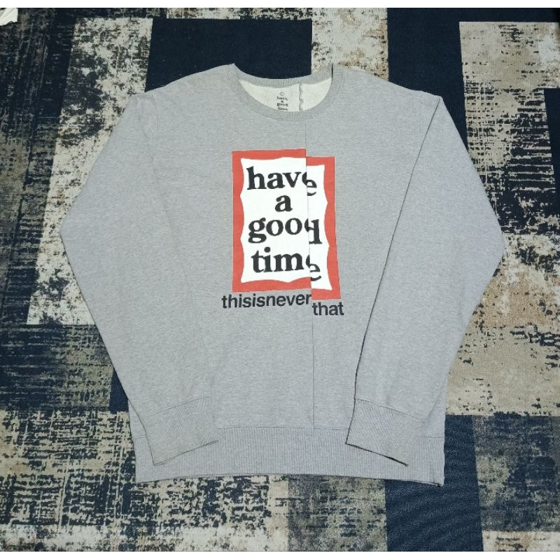 Crewneck hagt x thisisneverthat