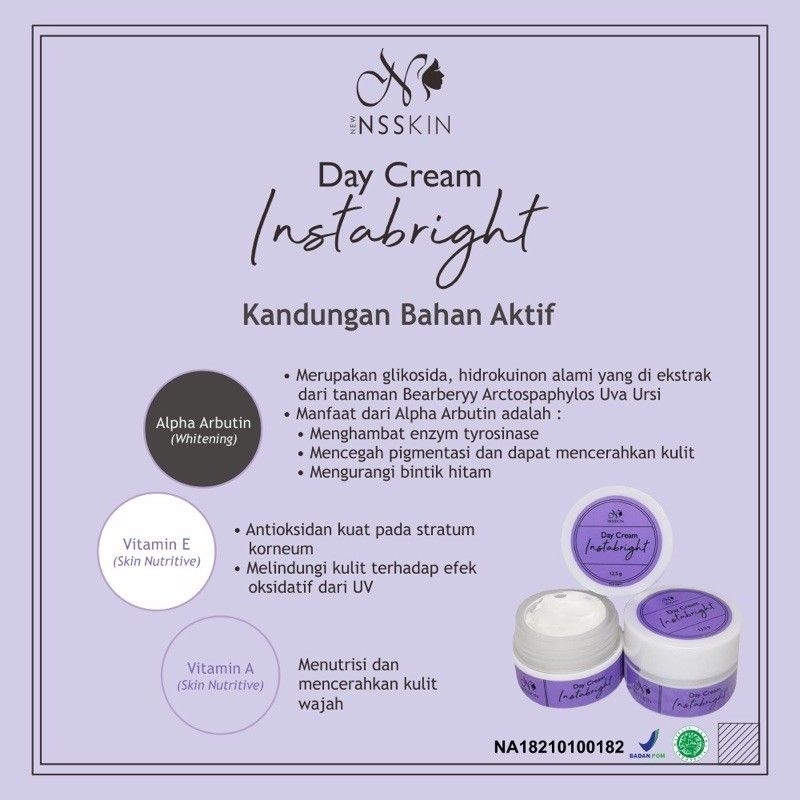DAY CREAM INSTABRIGHT NEW NSSKIN
