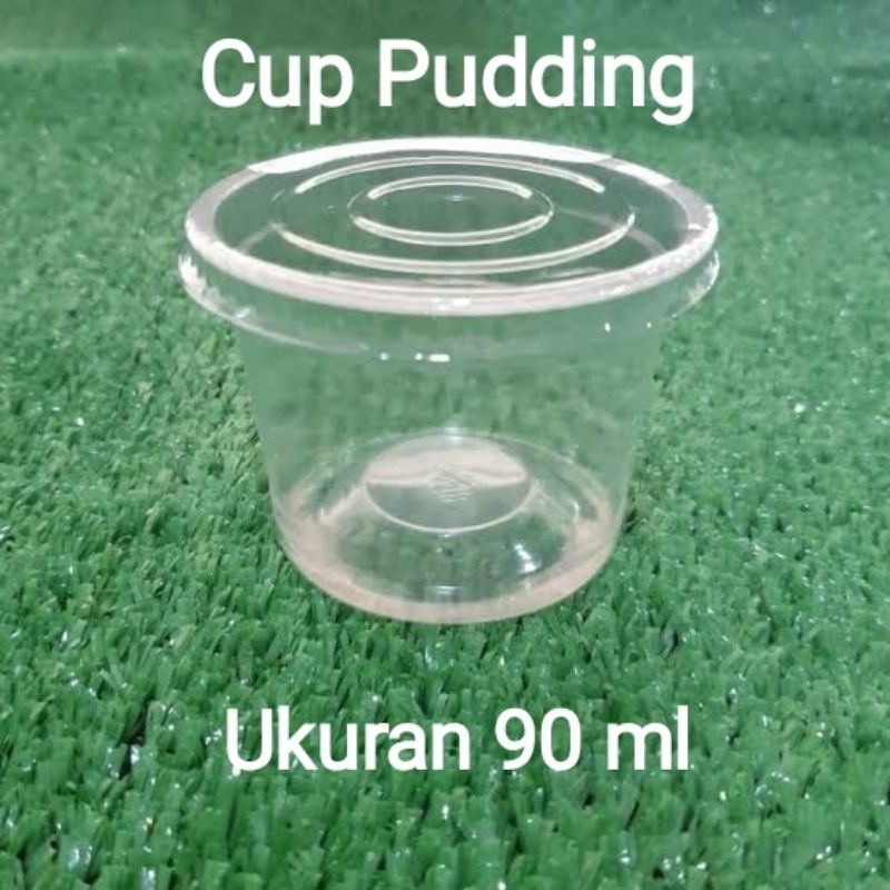 Cup Pudding/cup plastik kecil Ukuran 90 ml @50pcs