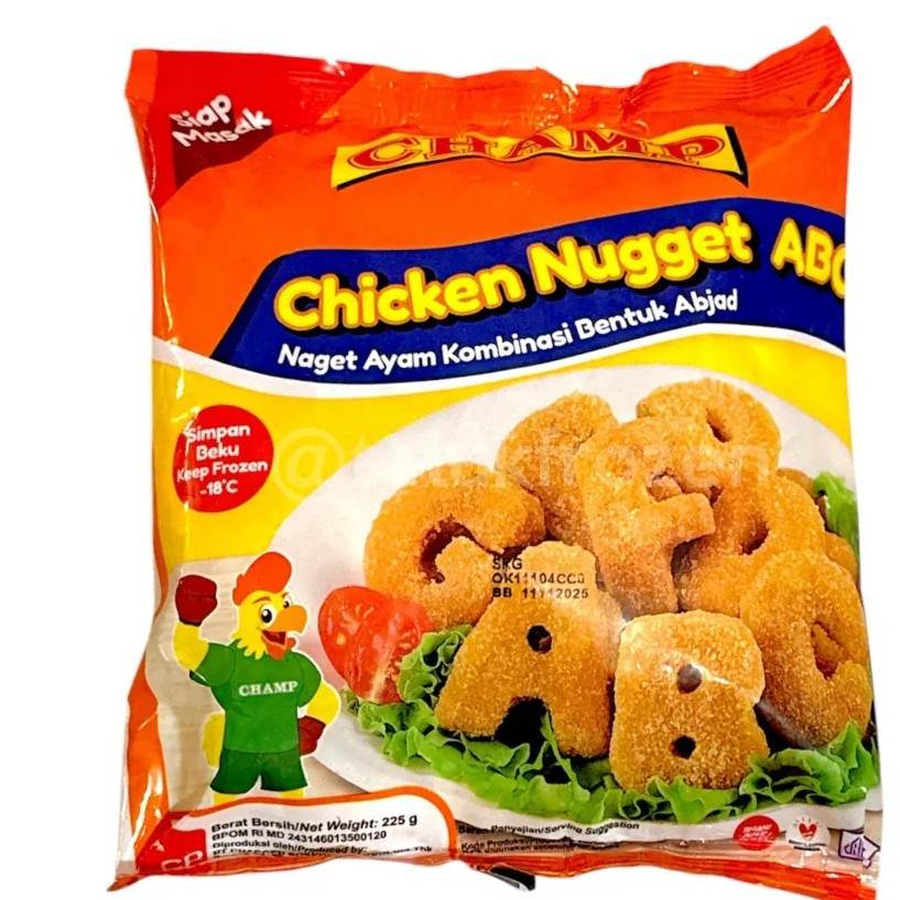 

Champ Chicken Nugget ABC 225 gram