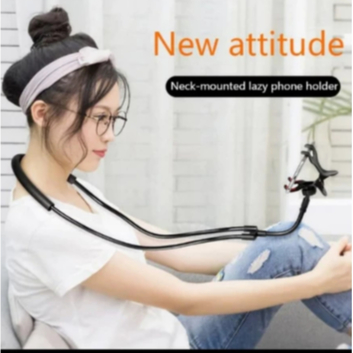 Lazy Neck Phone Holder/Lazy Neck Pod/Holder Leher/Lazy Hanging Neck Phone Stand Mount Neck