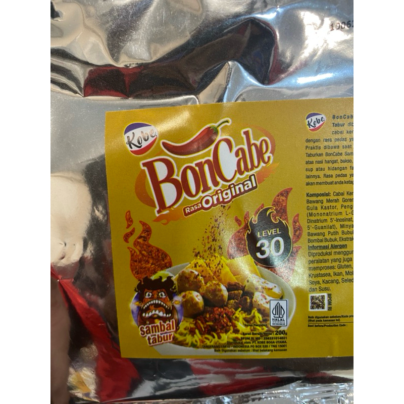 

BonCab Sambal Tabur Original level 30 200g