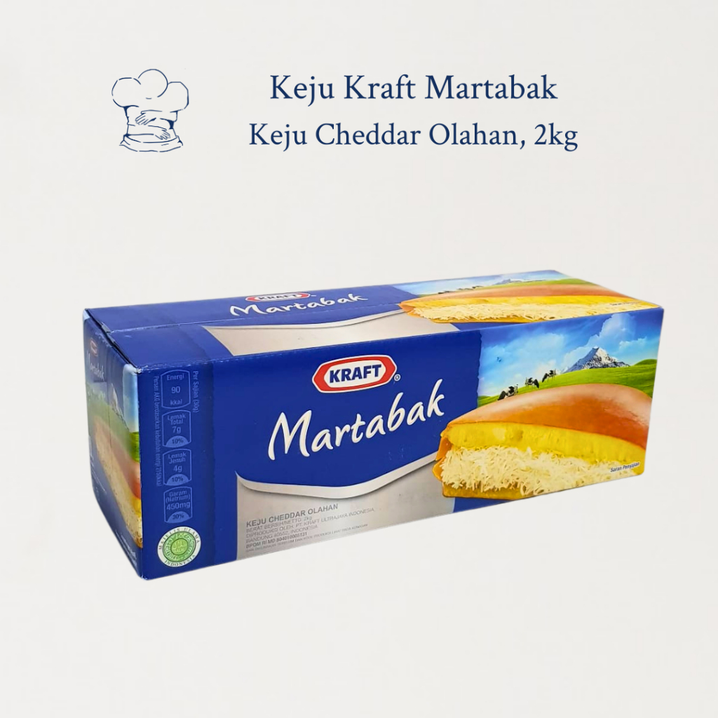 

Keju Kraft Martabak Cheddar 2kg – Keju Cheddar Olahan untuk Martabak