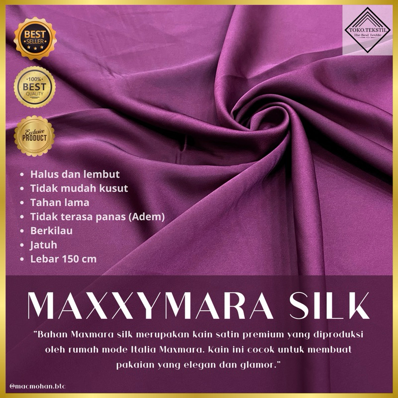MAXXYMARA SILKY / SATIN SILKY / BRIDESMAID / SERAGAM KELUARGA / AMONG TAMU / BEST SELLER