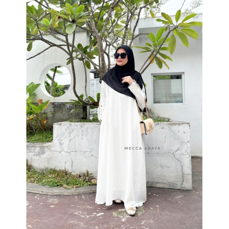 Mecca Abaya Baju Muslim Dewasa Outfit Kekinian Busui Friendly