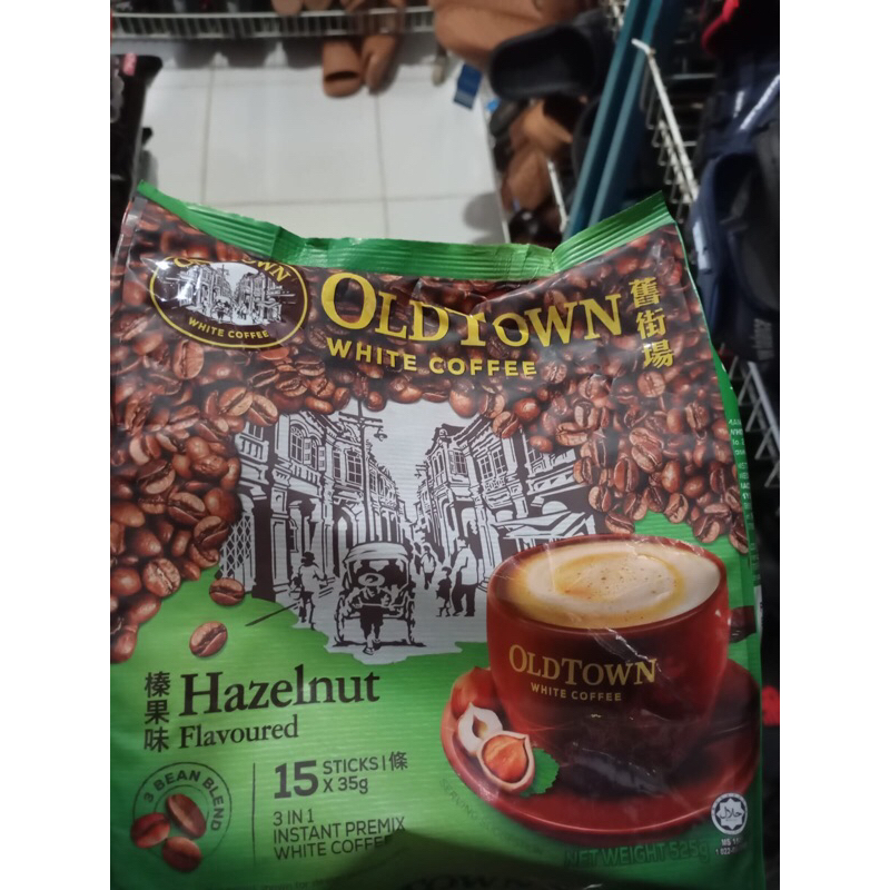 

Oldtown White Coffee Halzenut, isi 15, 3 in 1 old town malay
