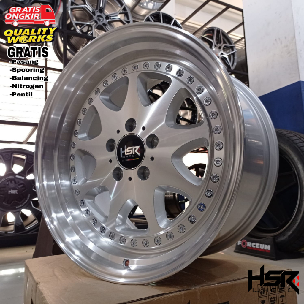 Velg Celong R18 HSR Bavaria, Buat Mobil Mercy, Accord, Camry, Civic