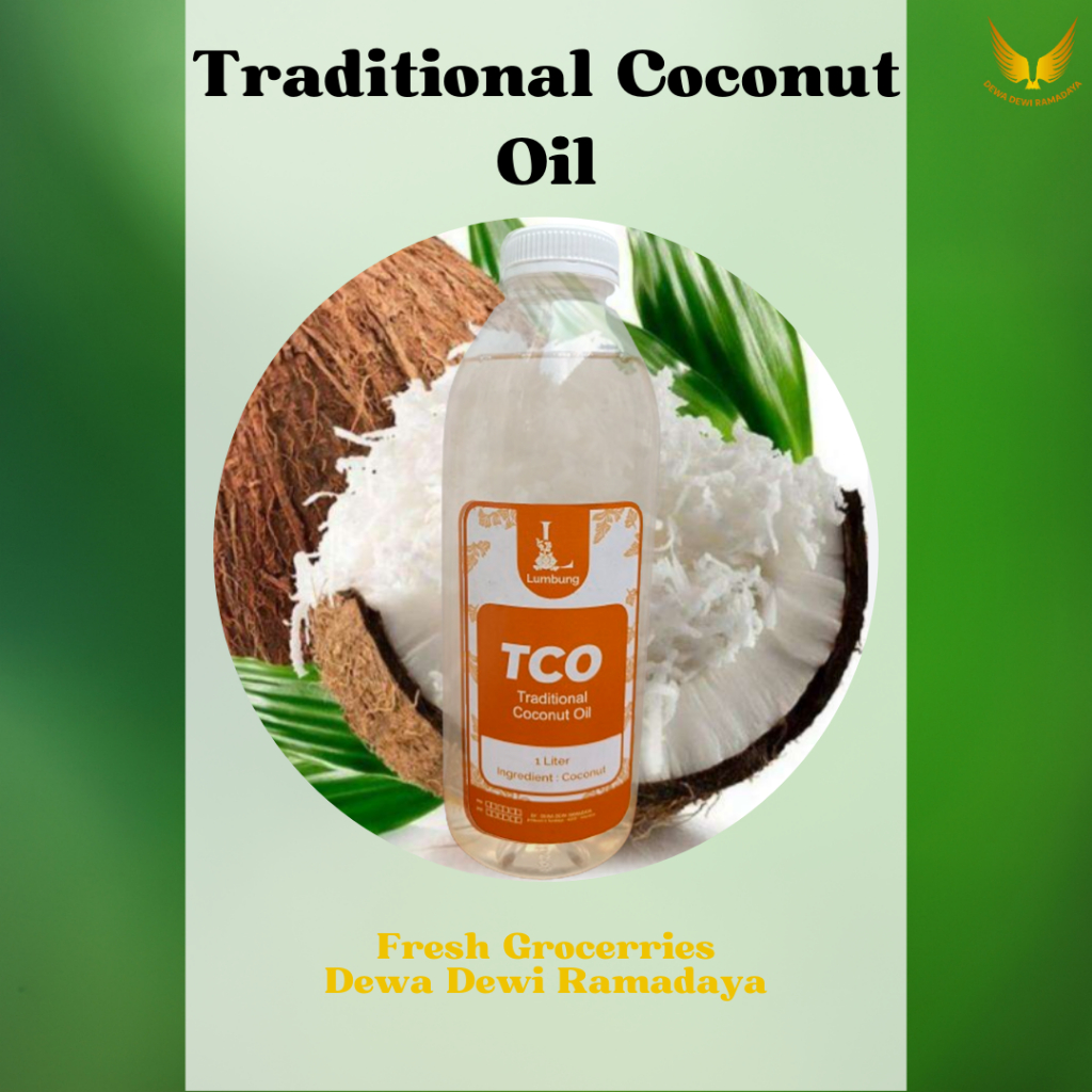 

Traditional Coconut Oil ukuran 1L Dewa Dewi Rama Daya