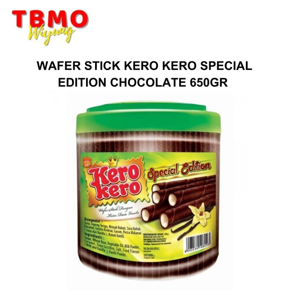 

Edisi Lebaran Kero-Kero Wafer Stick Coklat Krim Vanilla 650 gr Biskuit lebaran