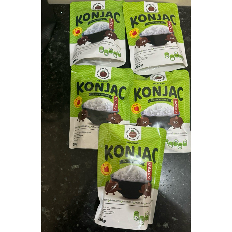 Beras Porang Indonasi Konjac 1 kg | Khusus Grab/instant