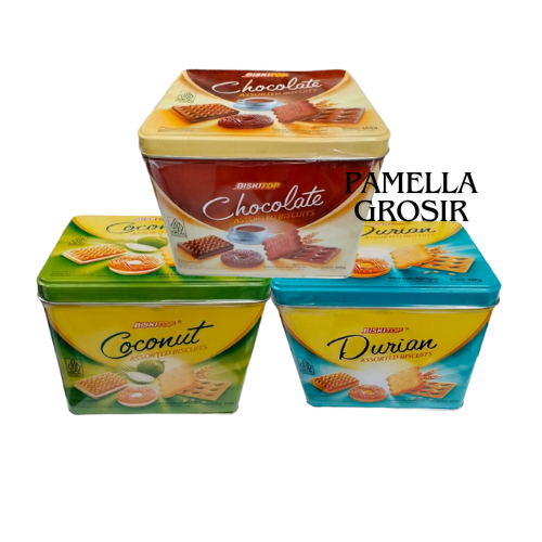 

JAJAN LEBARAN BISKITOP ASSORTED BISKUIT KALENG 400 GR