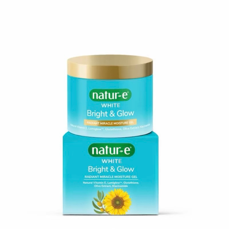 Natur-E White Bright & Glow Radiant Miracle Moisture Gel 30mL / Brightening Moisturizer / NaturE Ski