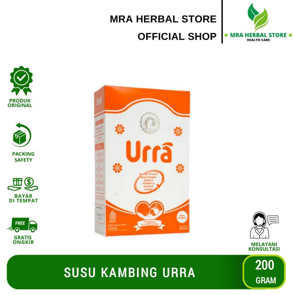 

Susu Kambing Urra 200 Gr | Susu kambing Saneen Membantu Tumbuh Kembang Anak | Urra Susu Kambing