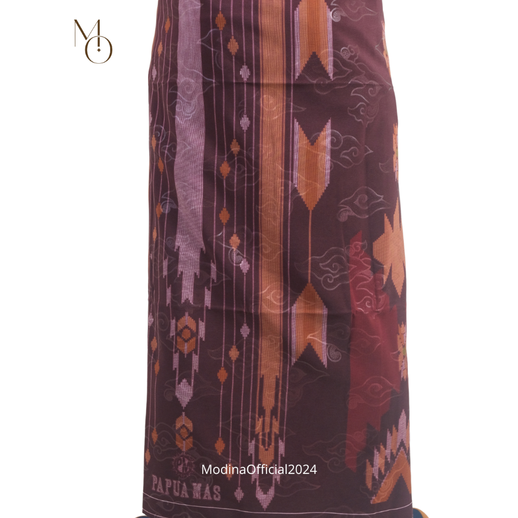 SARUNG SUTRA SAMARINDA PAPUA MAS | SARUNG SANTRI PAPUA MAS  ORIGINAL |SARUNG BATIK PRIA | SARUNG PAP
