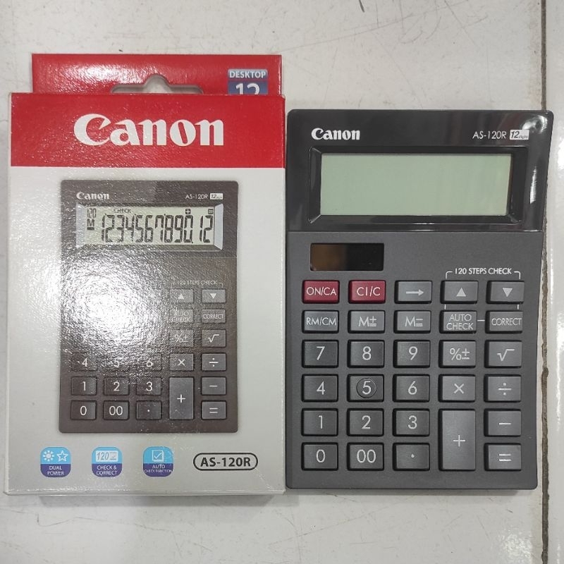 

Kalkulator Meja Canon AS 120R Original RUSAK MATI TOTAL