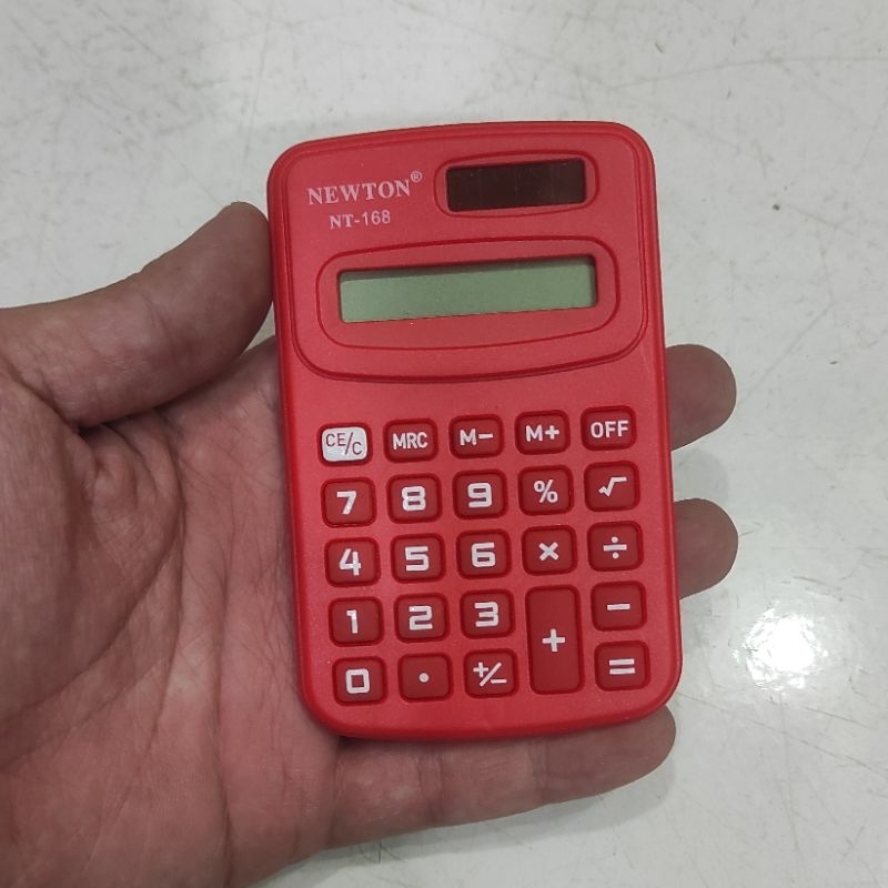 

Kalkulator Saku Newton NT 168 Original RUSAK MATI TOTAL