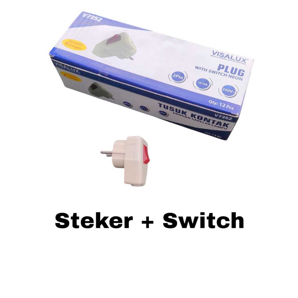 Steker Arde Switch On Off Saklar Lampu On Off Steker Listrik Switch