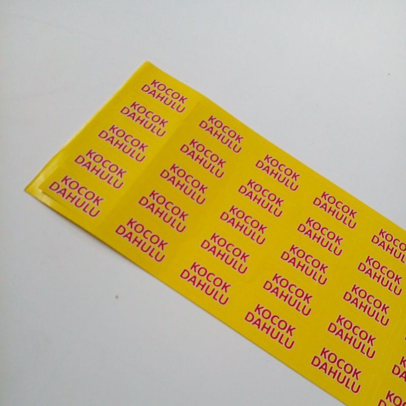 

Stiker cutting label kocok dahulu/stiker apotek/stiker obat