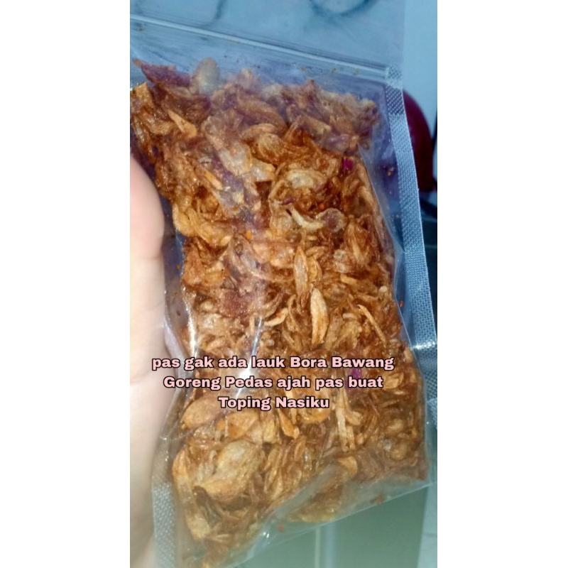 

Bawang Goreng Asli Pedas 170 GR Tanpa Tepung Renyah dan Gurih