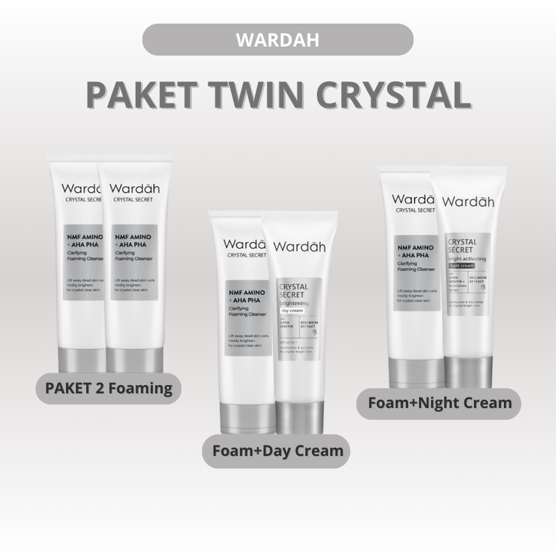 Wardah Paket Crystal Secret Mencerah Menghilangkan Flek Hitam