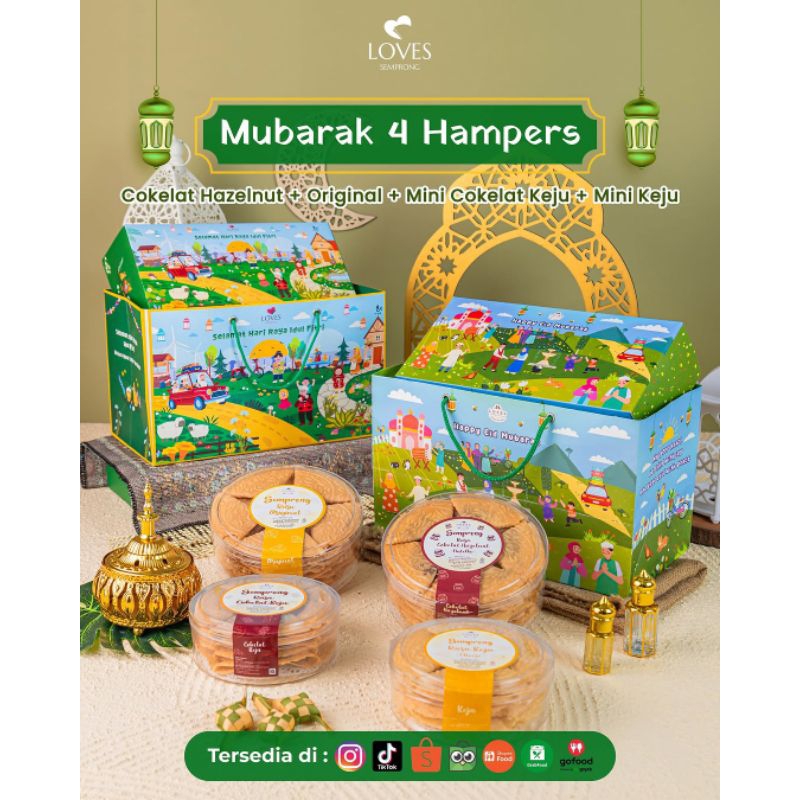 

HAMPERS LEBARAN / IDULFITRI MUBARAK 4 BY LOVES SEMPRONG