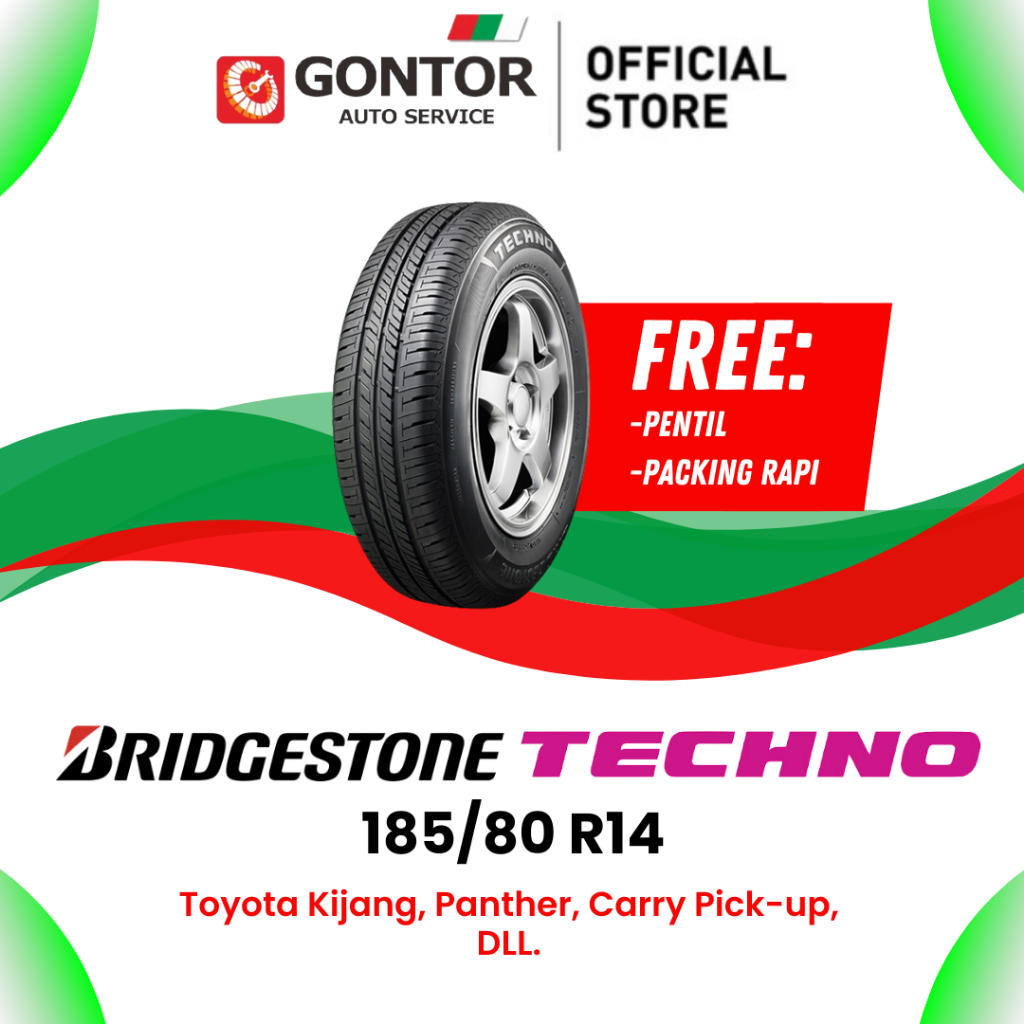 Ban Mobil Ring 14 Bridgestone Techno248 185/80 R14 - Kijang Panther Carry Gontor Auto Service