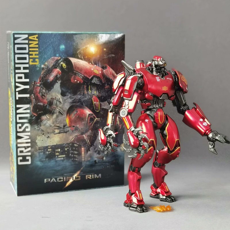 Neca Pacific Rim Robot Figure Crimson Typhoon LED