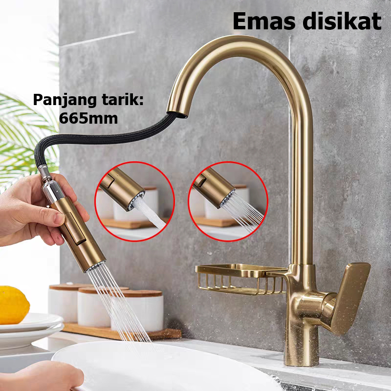 Keran Wastafel / Kran Tarik Kitchen Sink / Kitchen Sink Faucet / Pull Down Two
