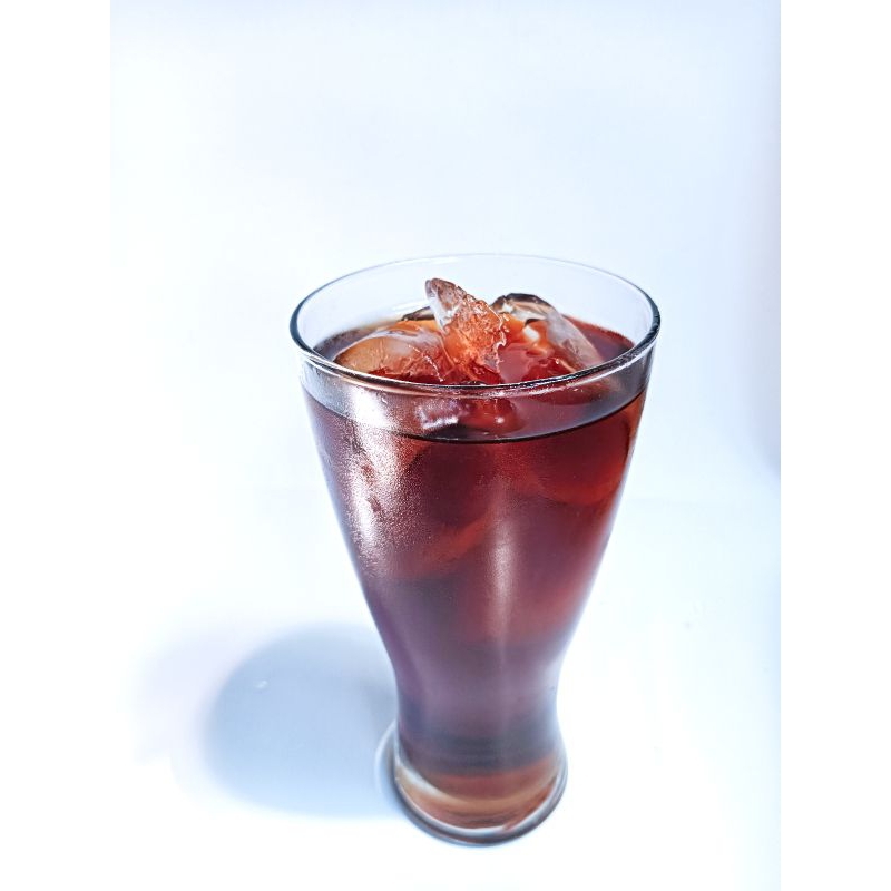 Gelas Kaca Model Cola/Gelas Kaca Aesthetic/Gelas Kaca Ramping/Gelas Kaca Murah