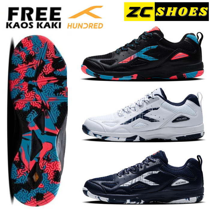 HUNDRED GALAXY Badminton Shoes - Sepatu Badminton Original Hundred