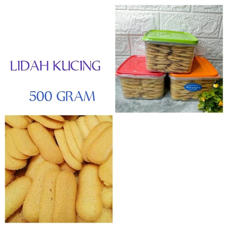 

Lidah Kucing Kue Kering Lidah Kucing Enak manis toples cantik